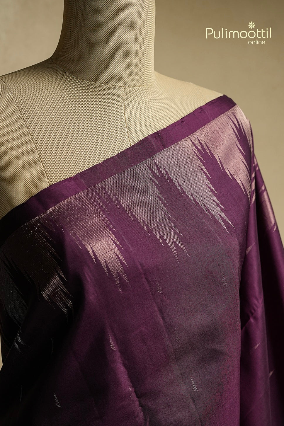 Purple Colour Kanchipuram Soft Silk Saree