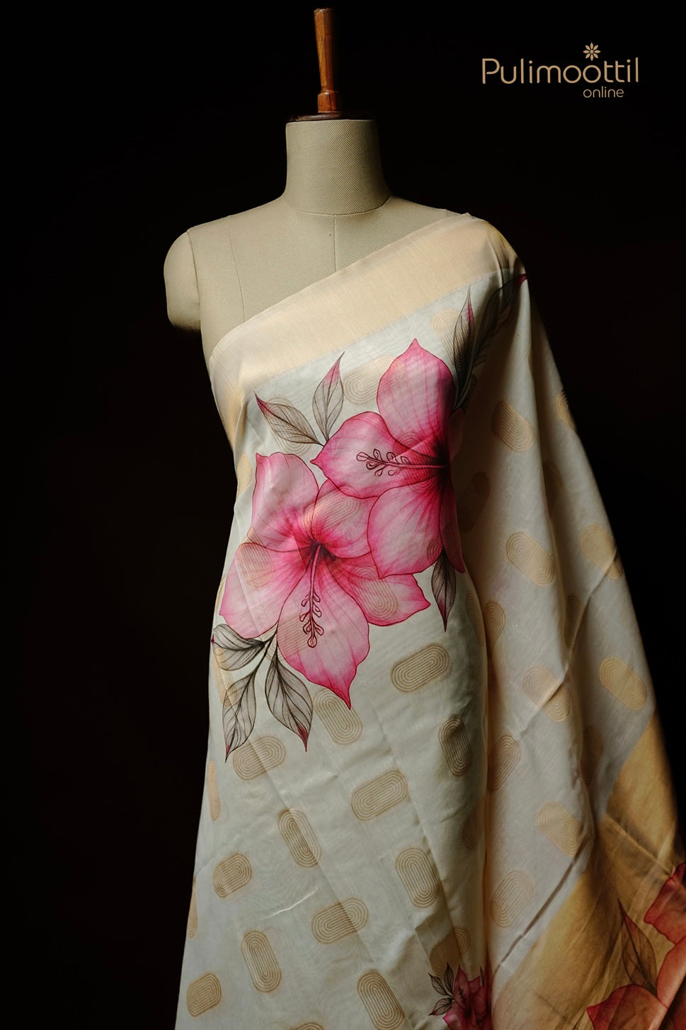 Off White Colour Traditional Fancy Saree