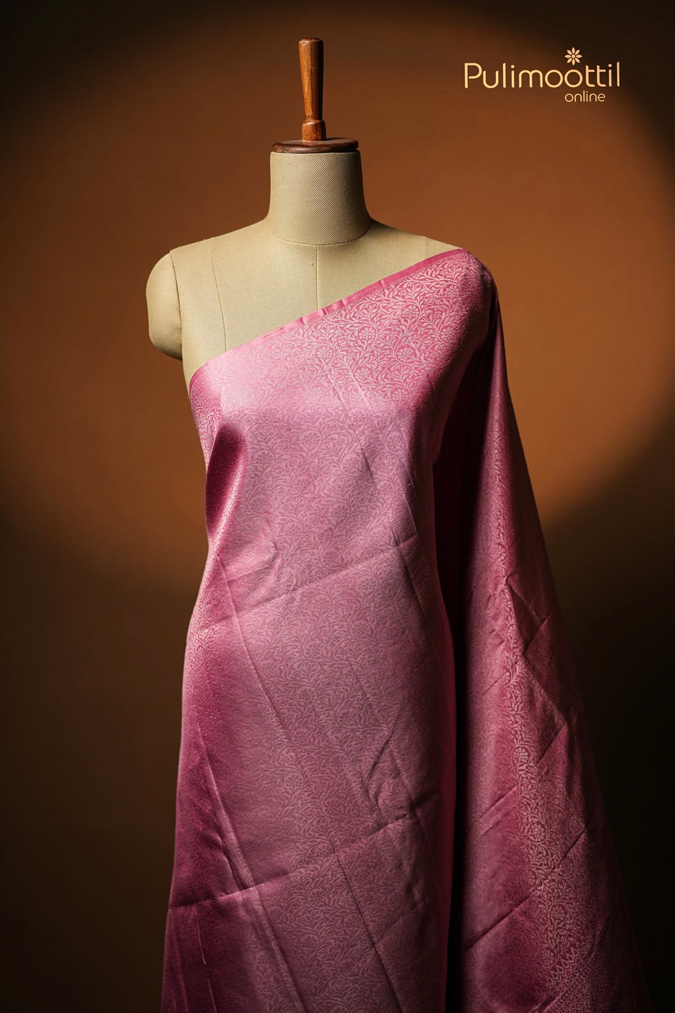Light Pink Colour Kanchipuram Designer Saree