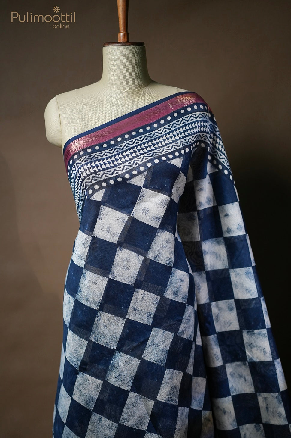 Multicolor Chanderi Saree