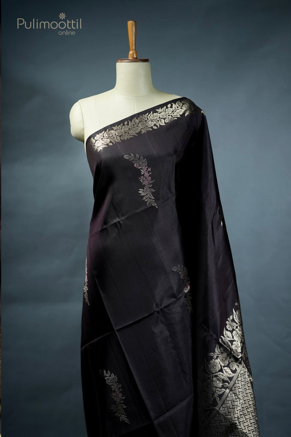 Coffee Brown Colour Soft Silk Saree