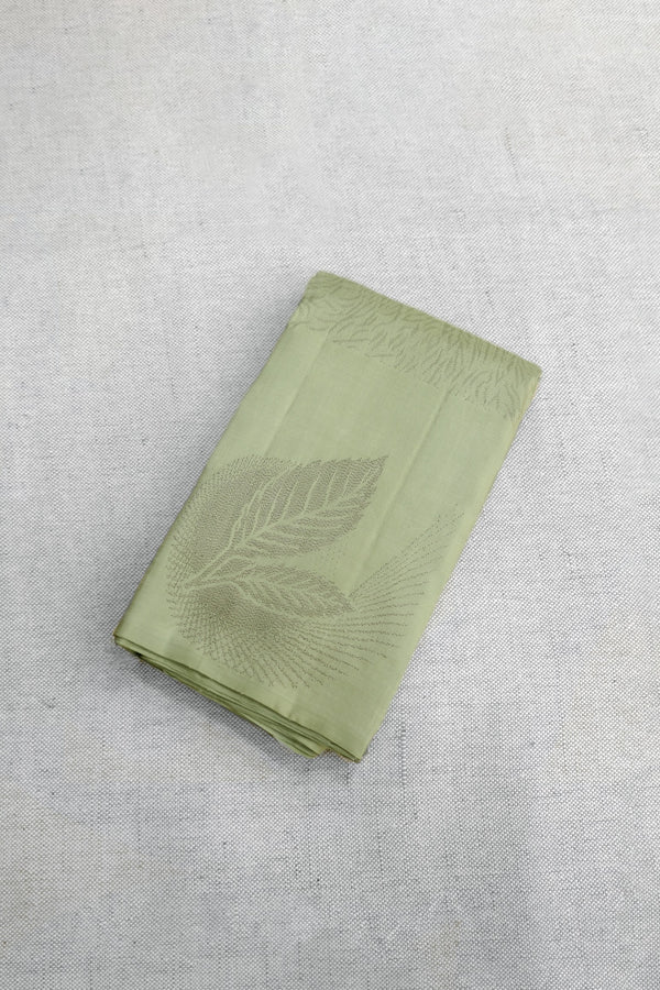 Pastel Green Color Kanchipuram Soft Silk Saree