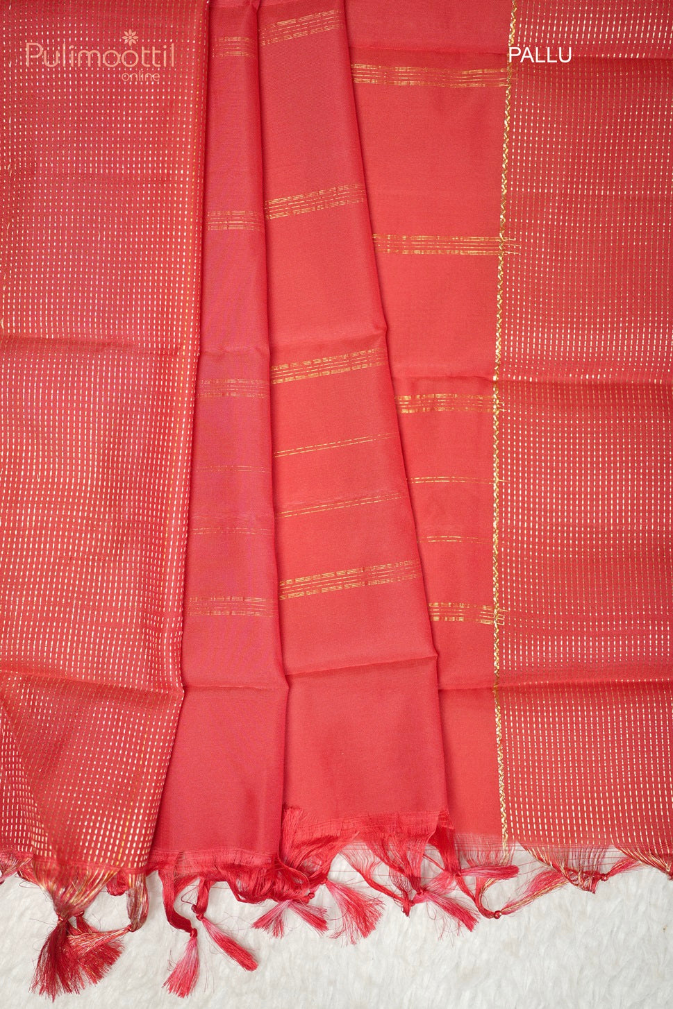 Red Colour Kanchipuram Saree