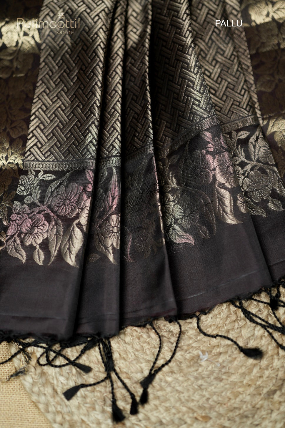 Coffee Brown Colour Soft Silk Saree