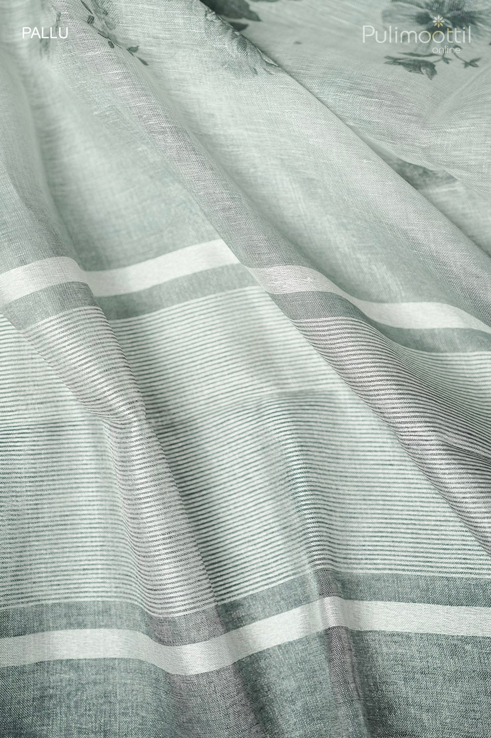 White Colour Silver Tissue Lining Silk Saree