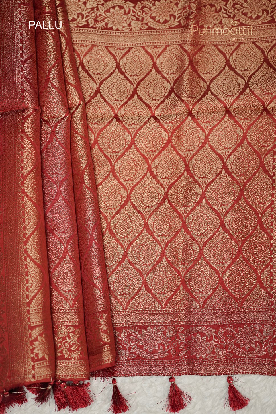 Red Colour Banarasi Silk Saree
