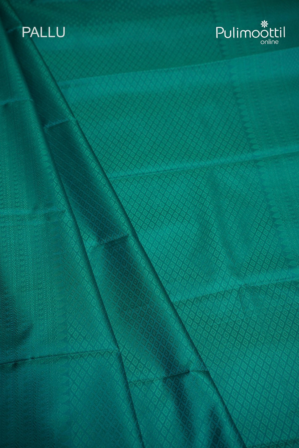Peacock Green Colour Kanchipuram Designer Saree