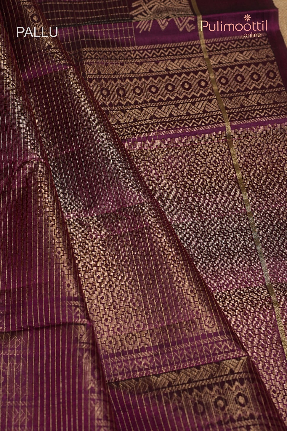 Dark Pink Colour Kanchipuram Designer Saree