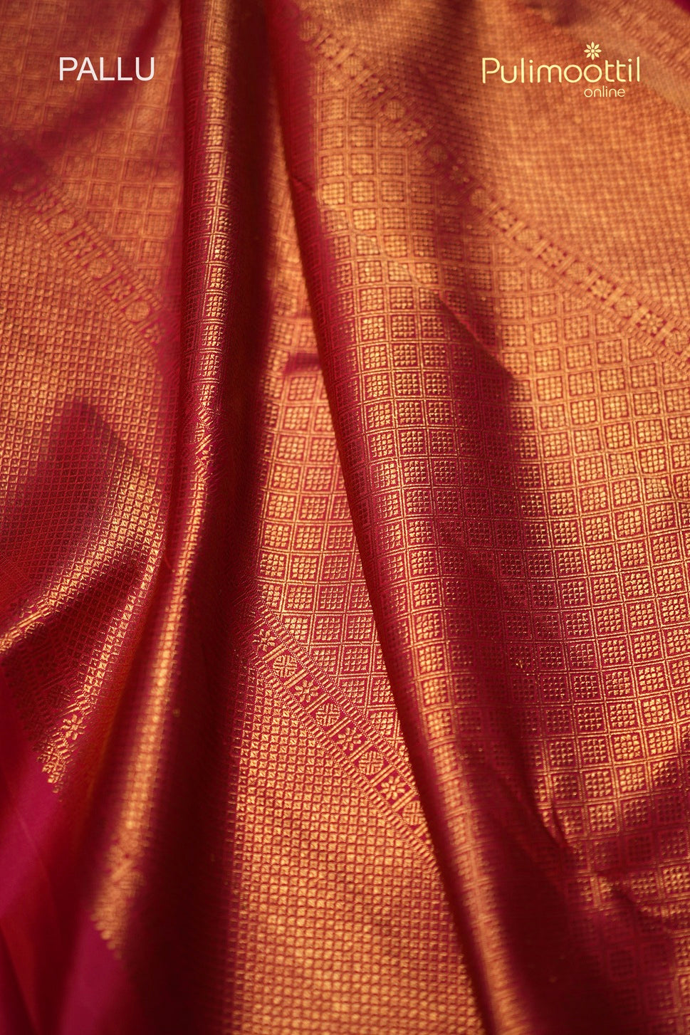 Rani Pink Colour Kanchipuram Brocade Wedding Saree