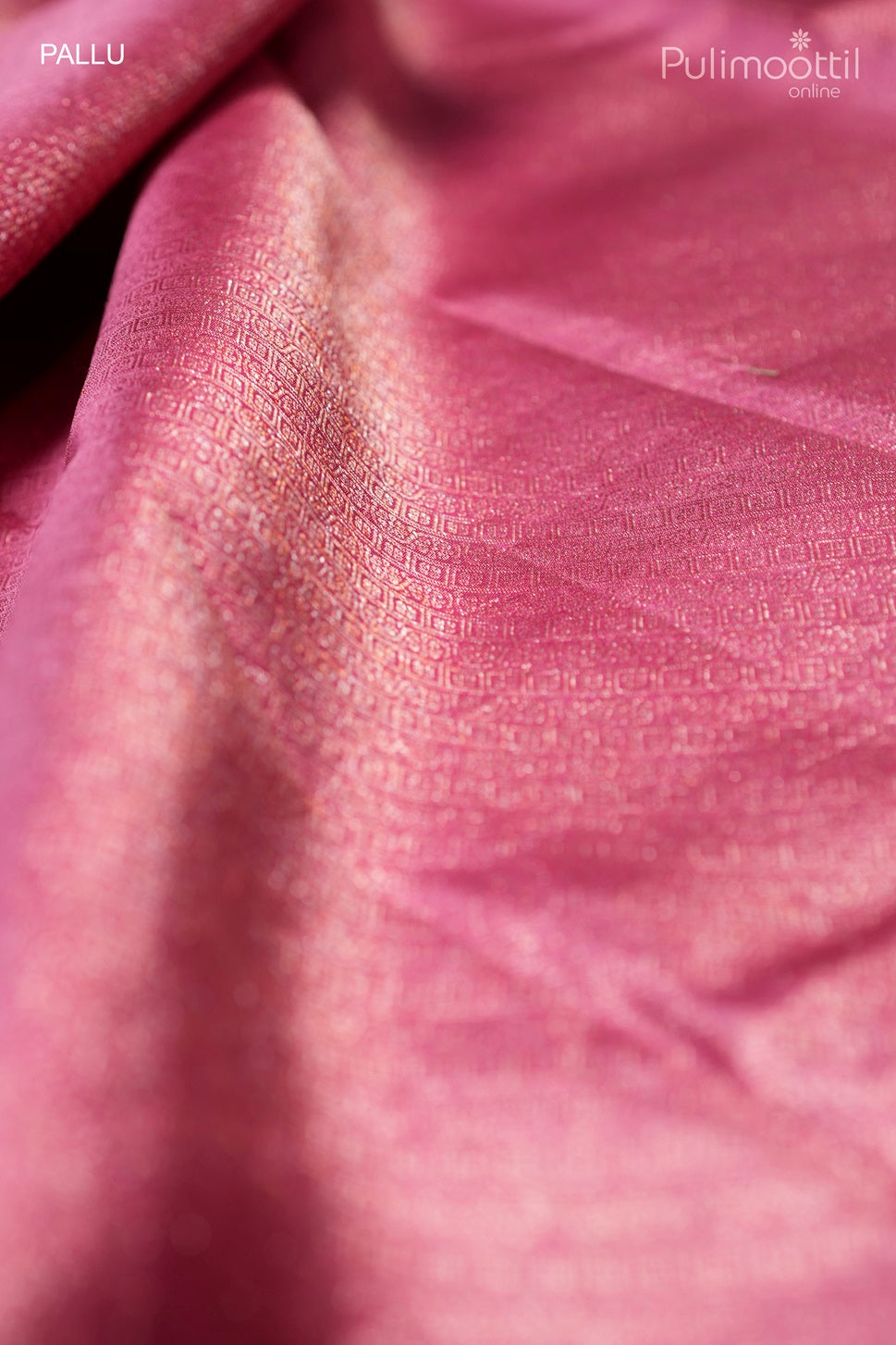 Onion Pink Colour Kanchipuram Brocade Wedding Saree