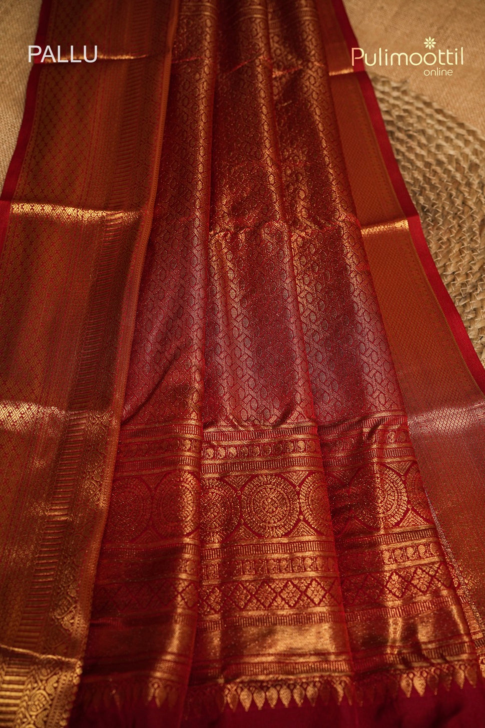 Bottle Green Colour Semi Kanchipuram Brocade Saree