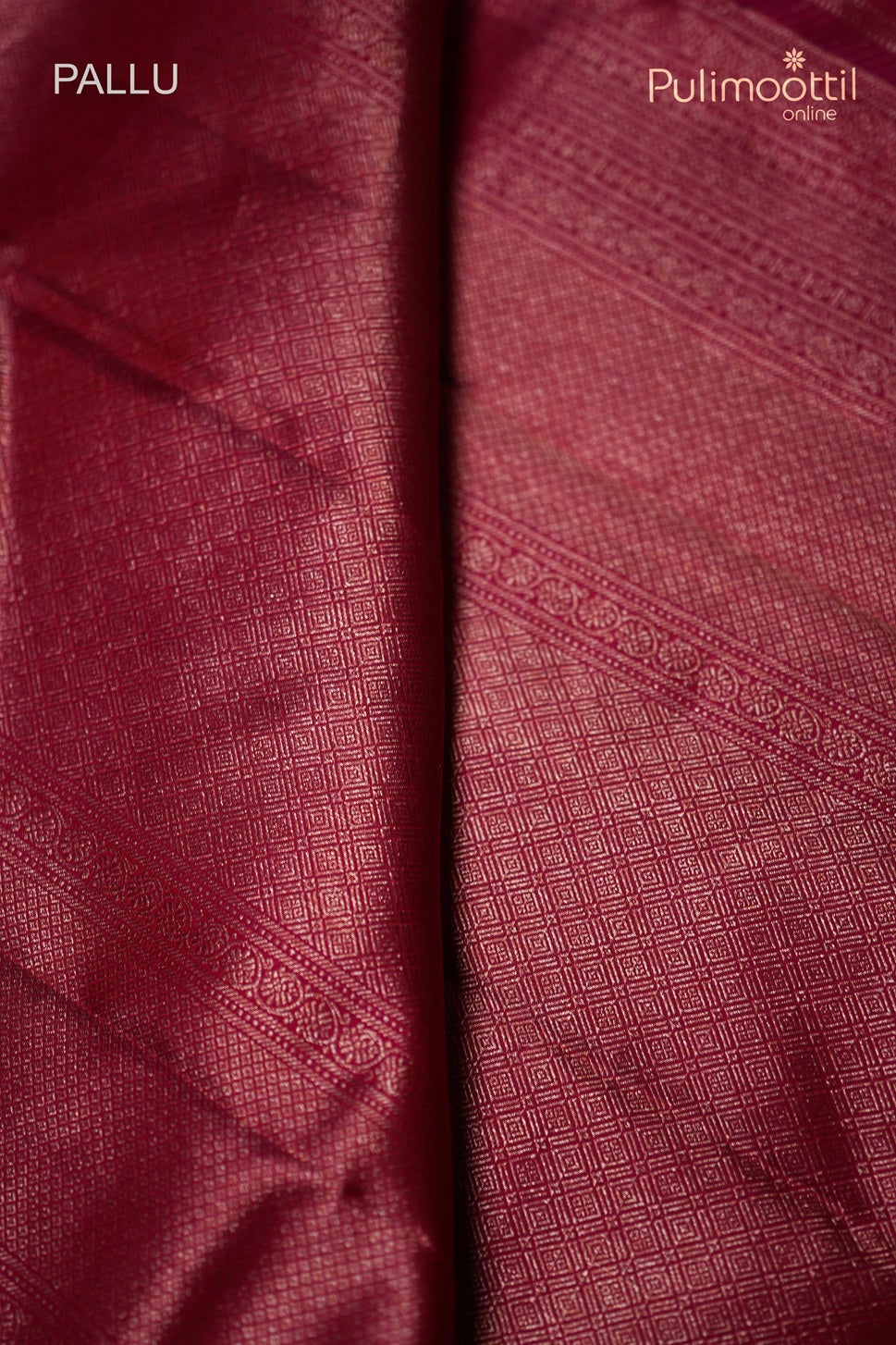 Rani Pink Colour Kanchipuram Brocade Wedding Saree