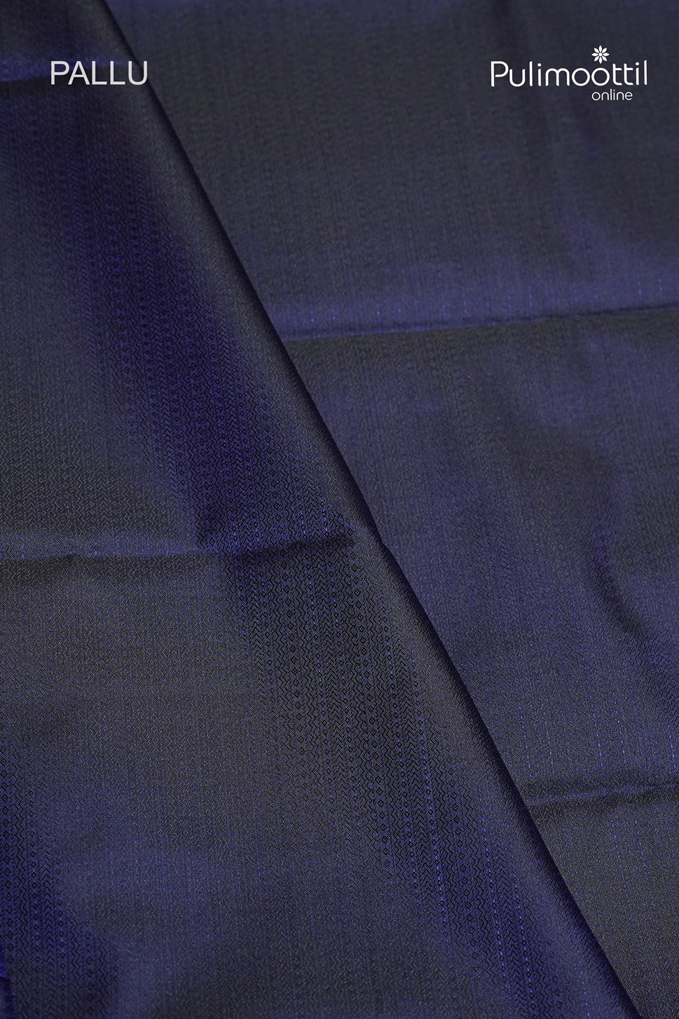Royal Indigo Colour Kanchipuram Self-Design Saree