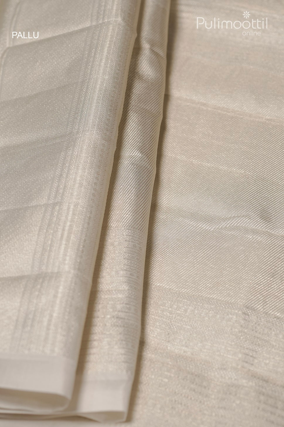 White Colour Kanchipuram Brocade Wedding Saree