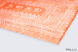 Orange color Tusser silk saree,