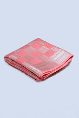 Light pink color chanderi silk saree.