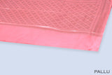 Light pink color chanderi silk saree.
