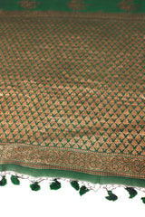 Green Color Banarasi Saree