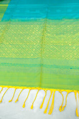 Blue Color Kanchipuram Soft Silk Saree