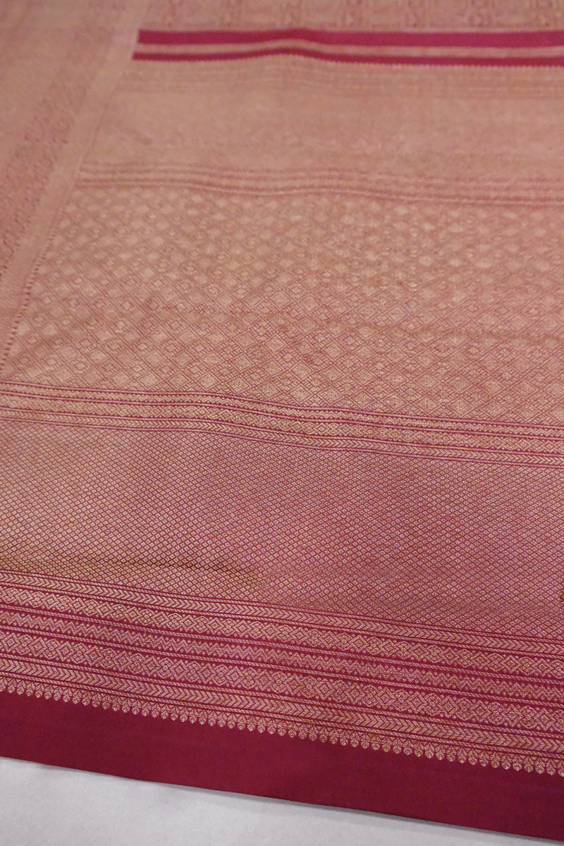 Purple Color Kanchipuram Silk Saree