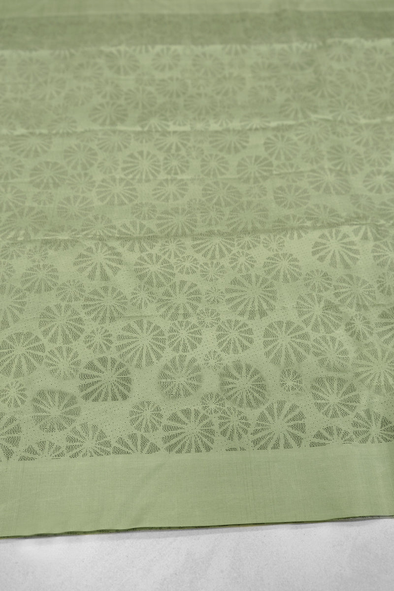 Pastel Green Color Kanchipuram Soft Silk Saree