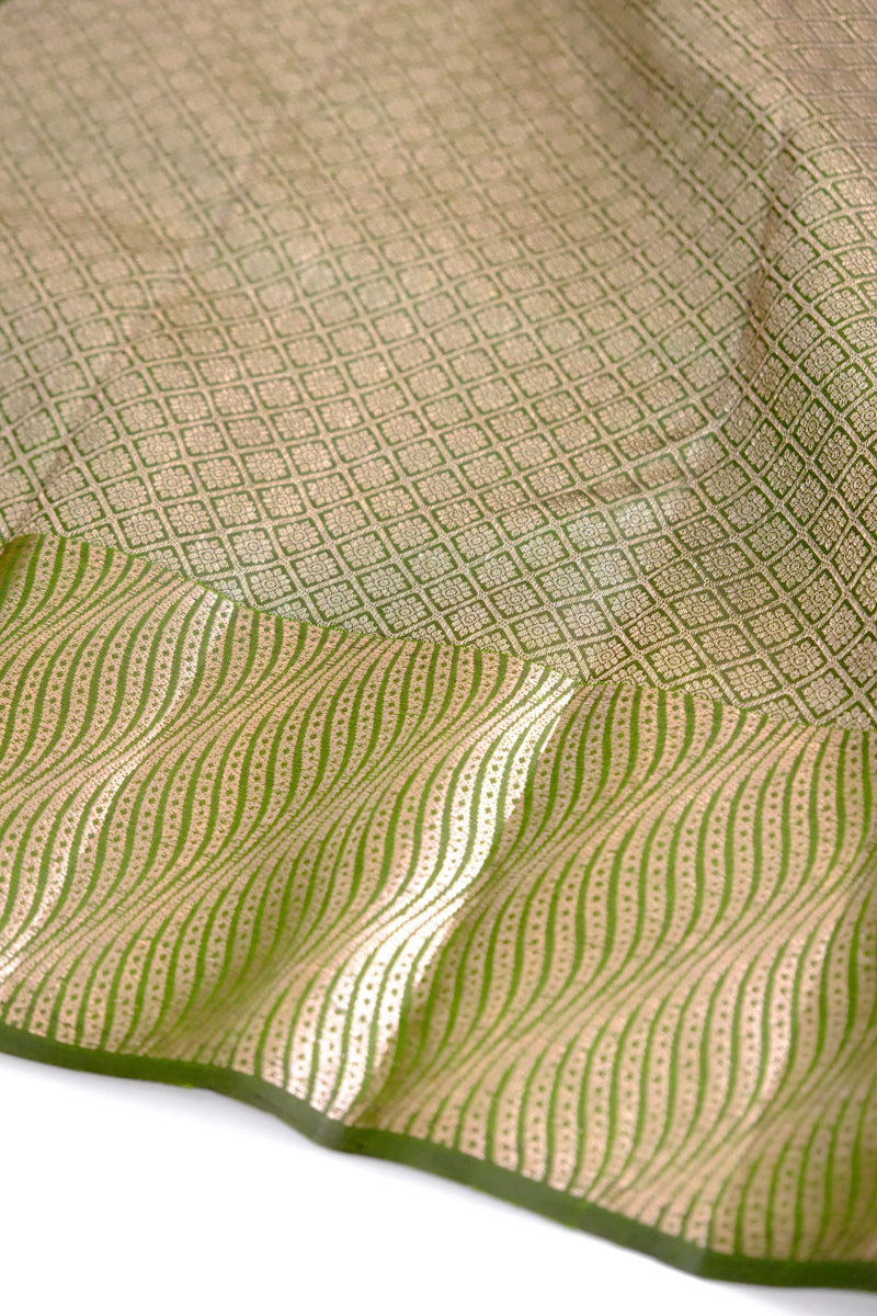 Green Color Kanchipuram Silk Saree