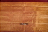 Maroon Color Kanchipuram Saree