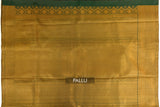 Dark Green Color Kanchipuram Brocade Saree