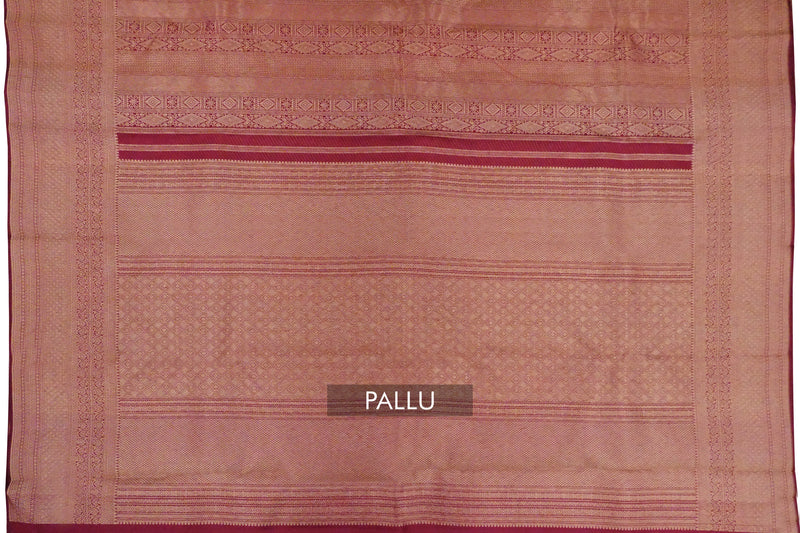 Purple Color Kanchipuram Silk Saree