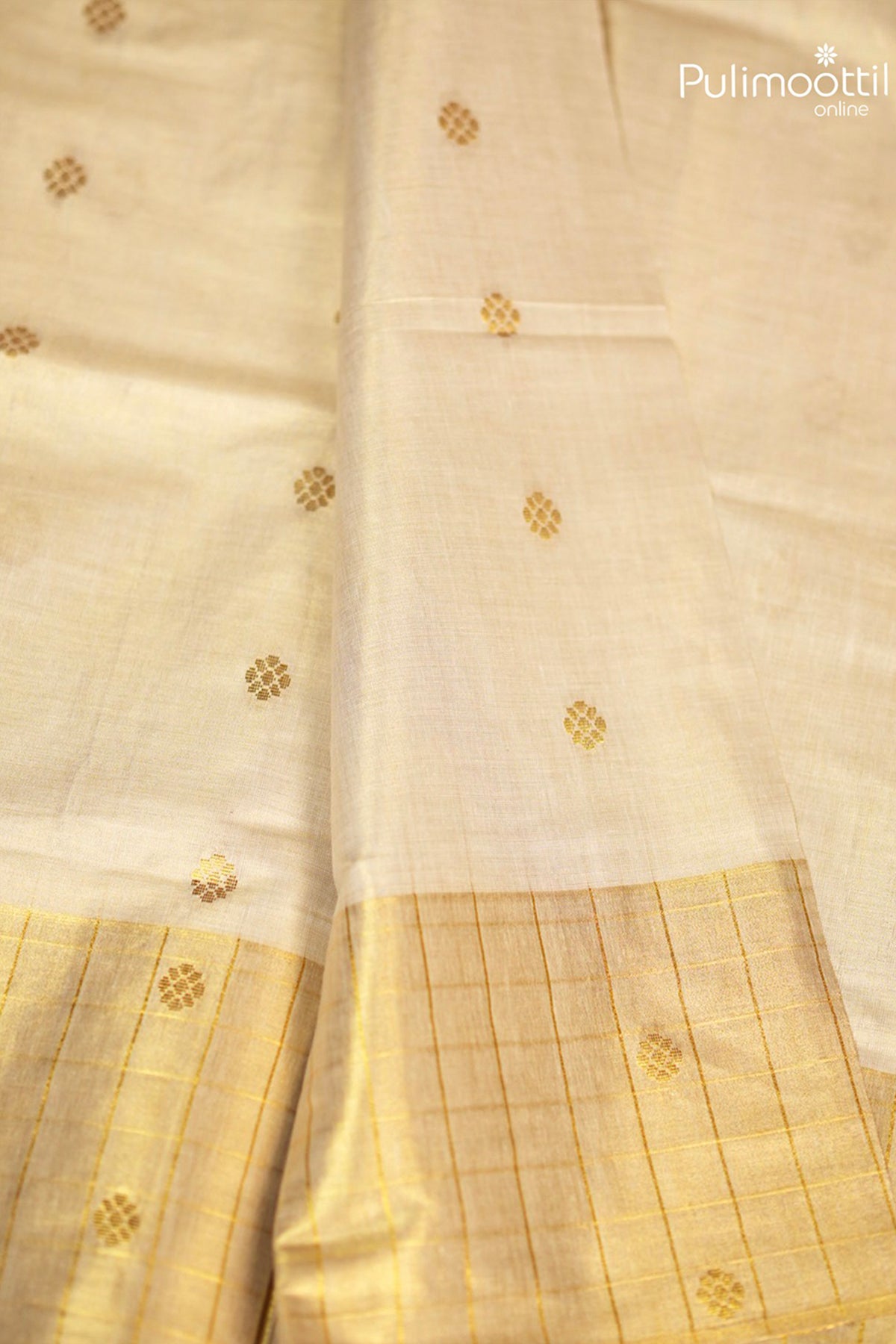 Kerala Traditional Golden Tissue Set Saree