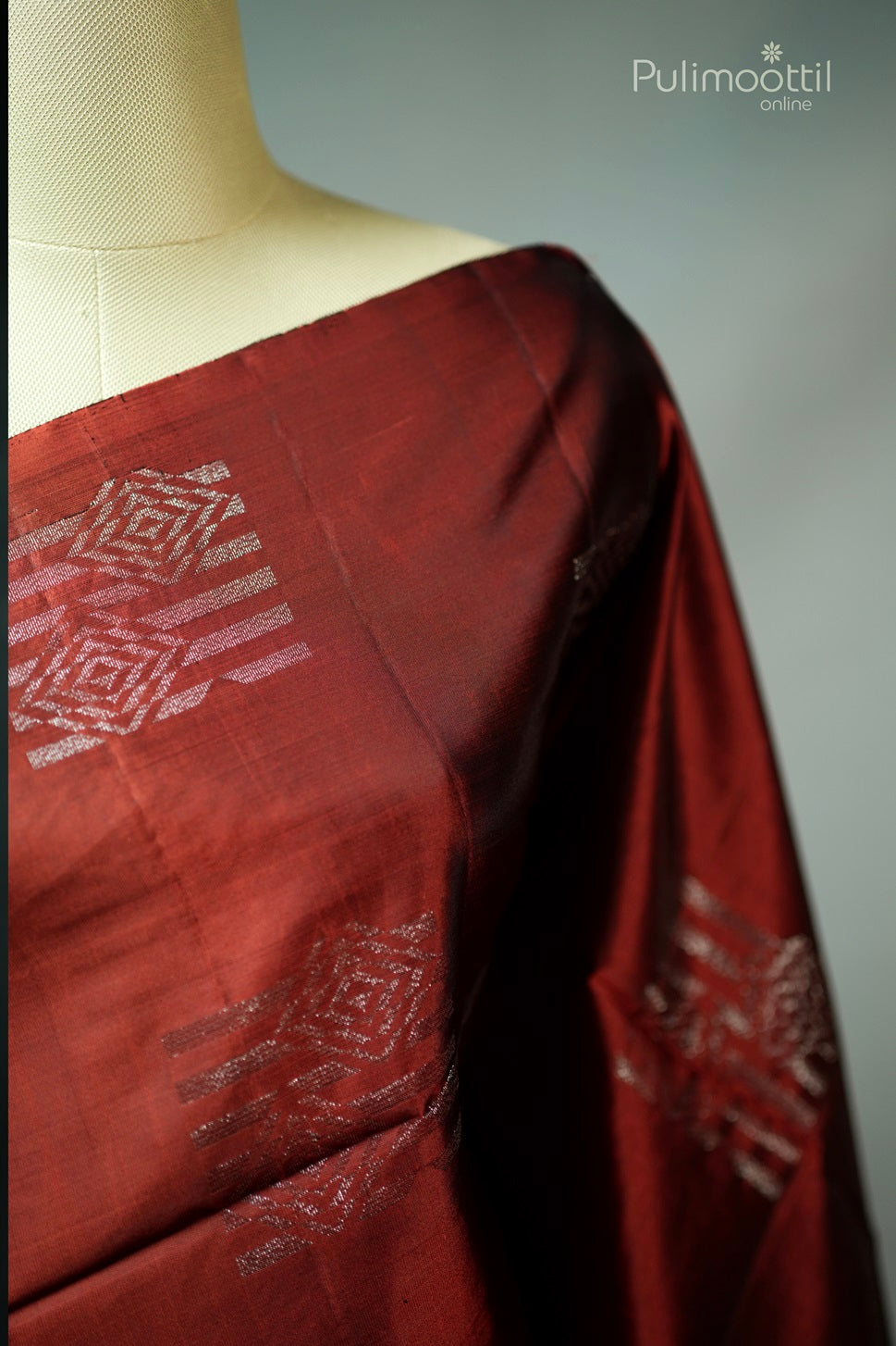 Brick Orange Red Colour Kanchipuram Soft Silk Saree