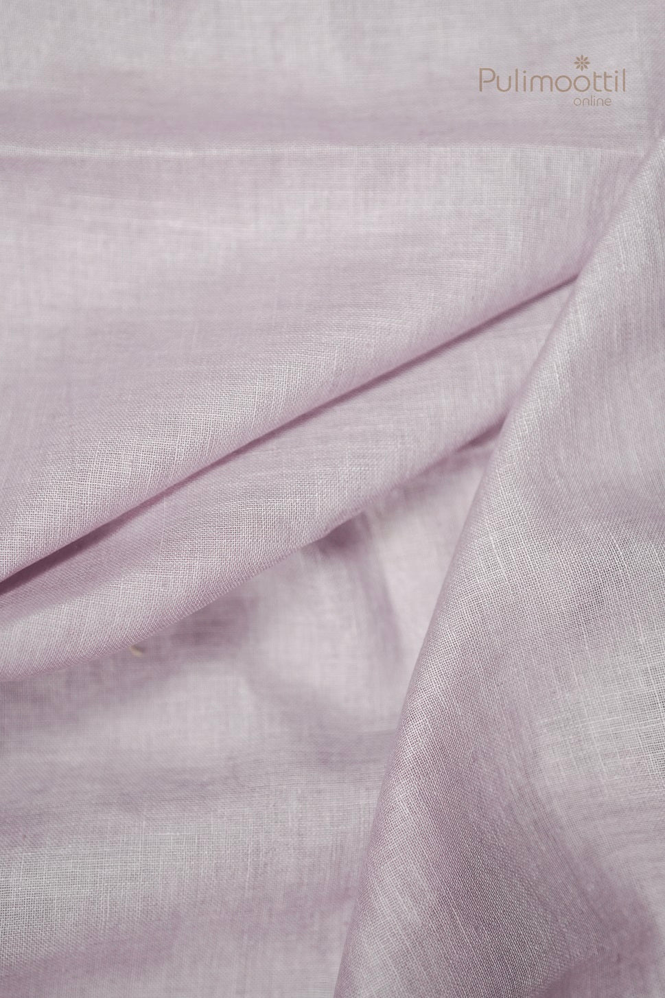 Pastel Lavender Colour Linen Silk Saree