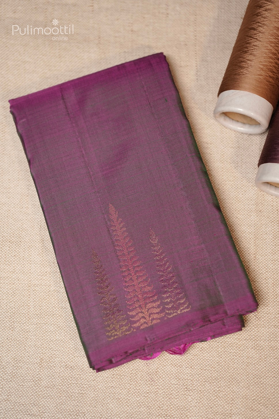 Double Shade Kanchipuram Soft Silk Saree