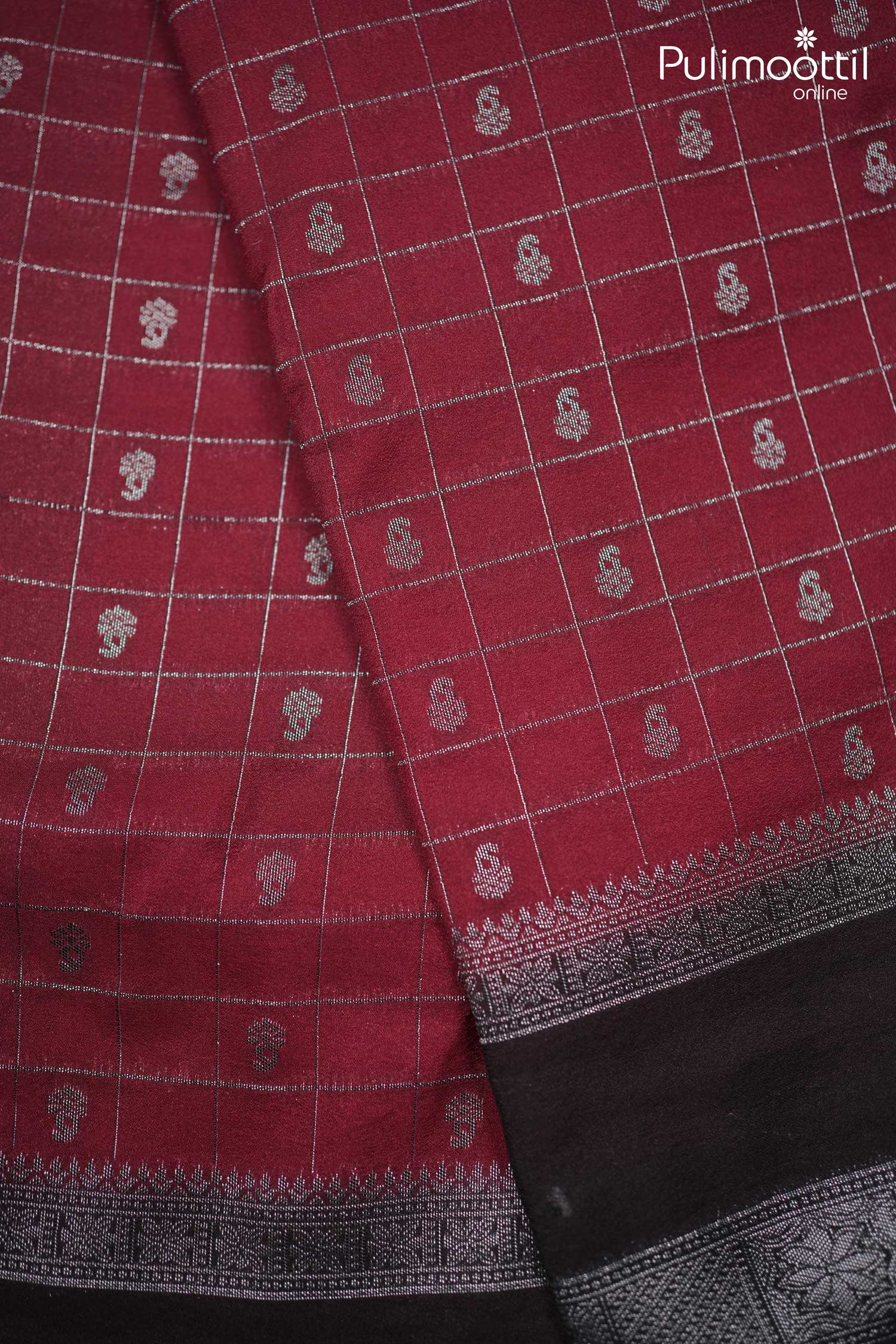 Maroon Colour Banarasi Saree.