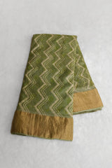 Green Color Jute Silk Saree