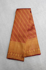 Maroon Color Kanchipuram Silk Saree