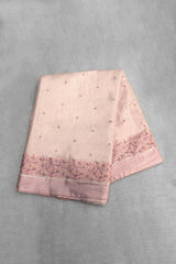 Rose Gold Color Kerala Powerloom Saree