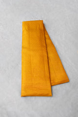 Mango Yellow Kanchipuram Brocade Saree