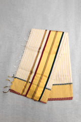 Kasavu lines Kerala Handloom Saree