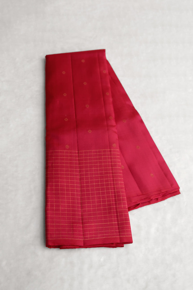 Pink Color Kanchipuram Soft Silk Saree