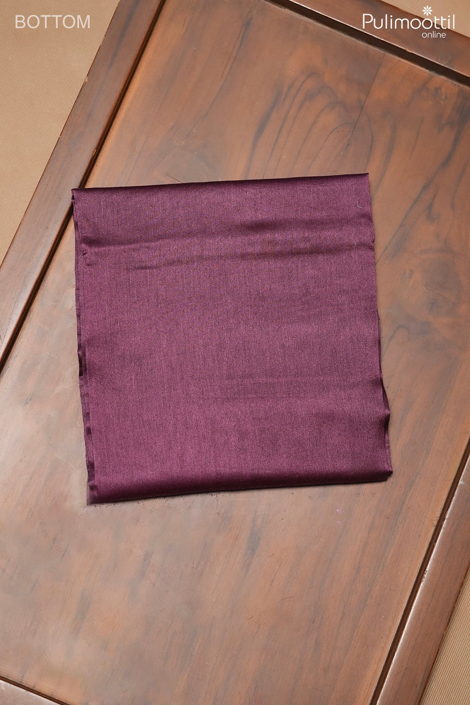 Claret Wine Tussar Unstitched Salwar Set