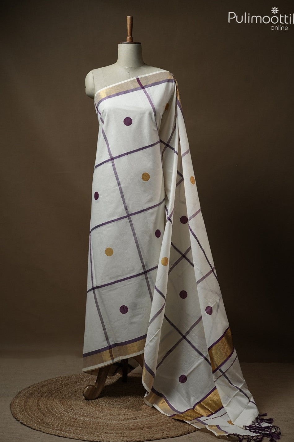 Kerala Traditional Cotton Set Saree