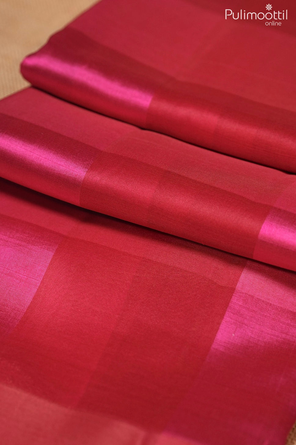 Dark pink color Mango silk saree