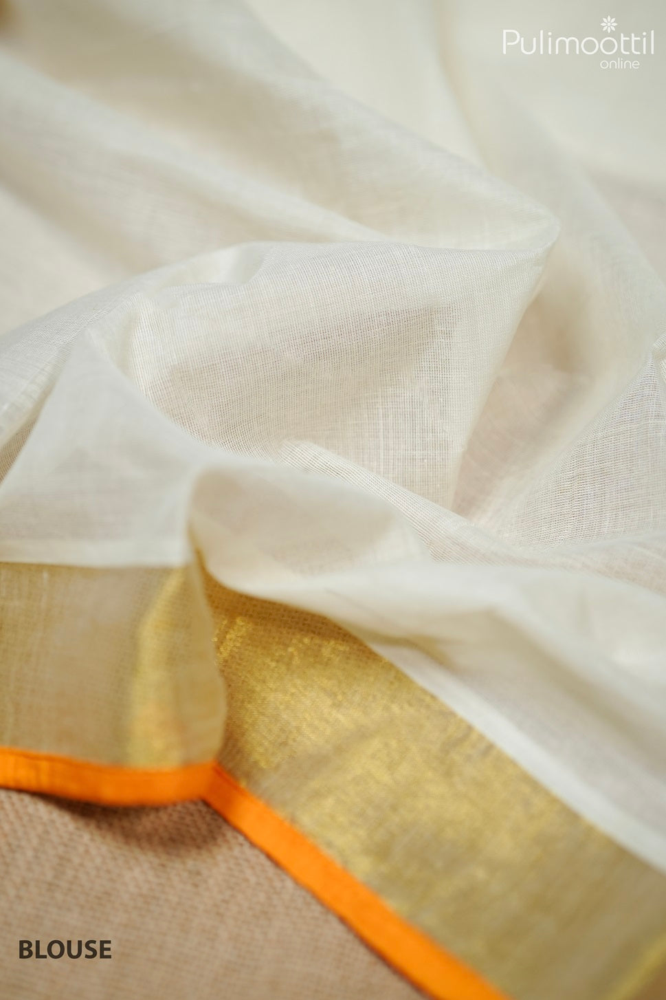 Kerala Cottan Floral Print Set Saree.