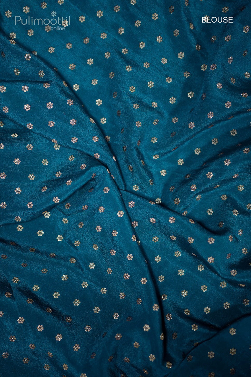 Peacock Blue Colour Georgette Banarasi Saree.