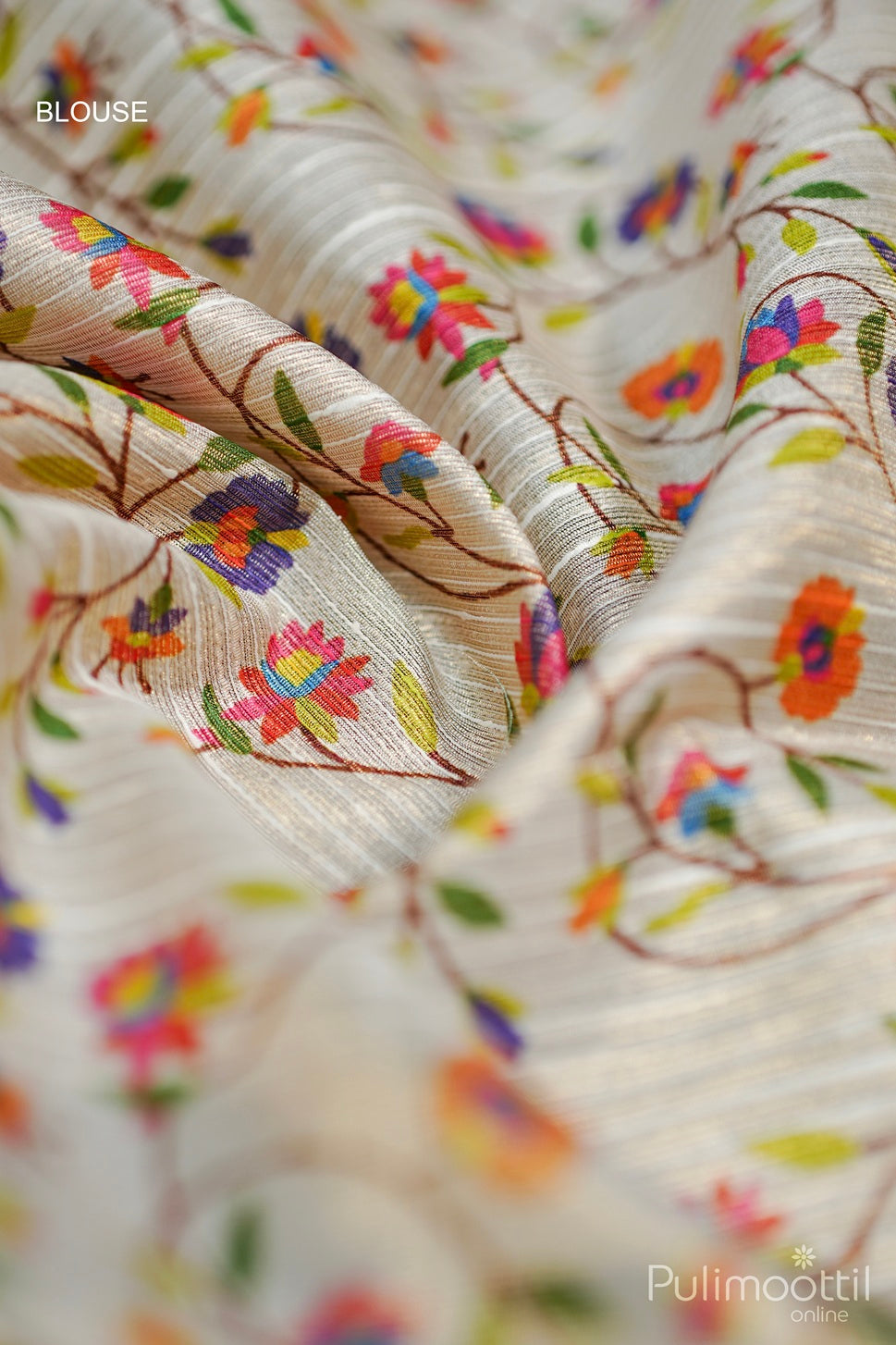 Golden Jute Silk Fancy Saree.