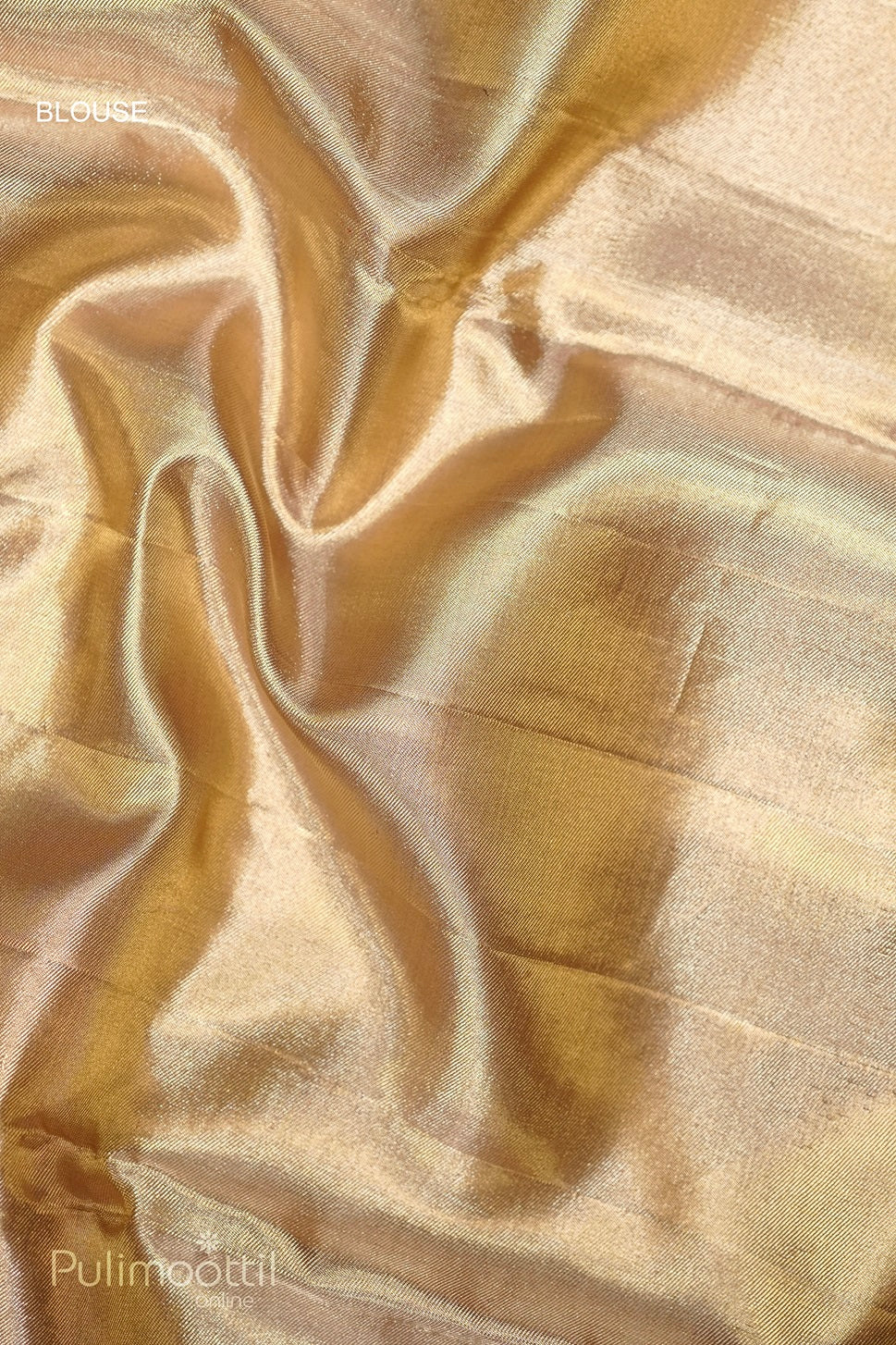 Kanchipuram Pure Silk Golden Tissue Wedding Saree