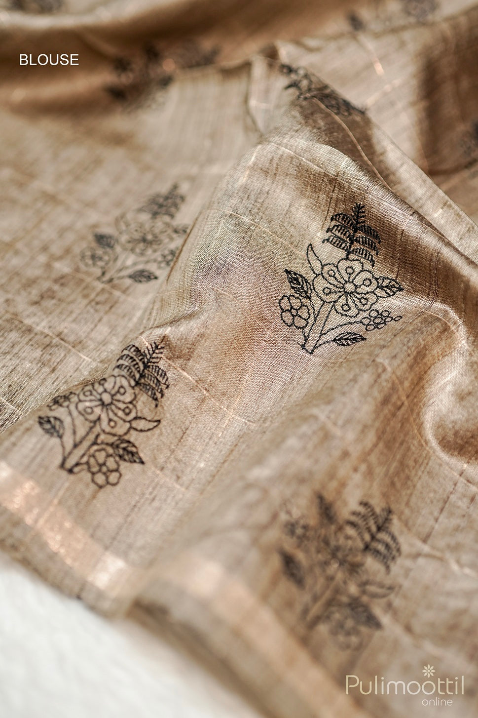 Dark Pink  Colour Jute Silk Saree.