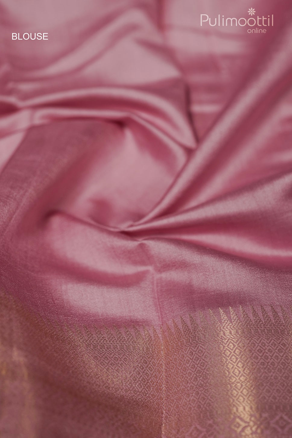 Peach Pink Colour Chiniya Silk Saree