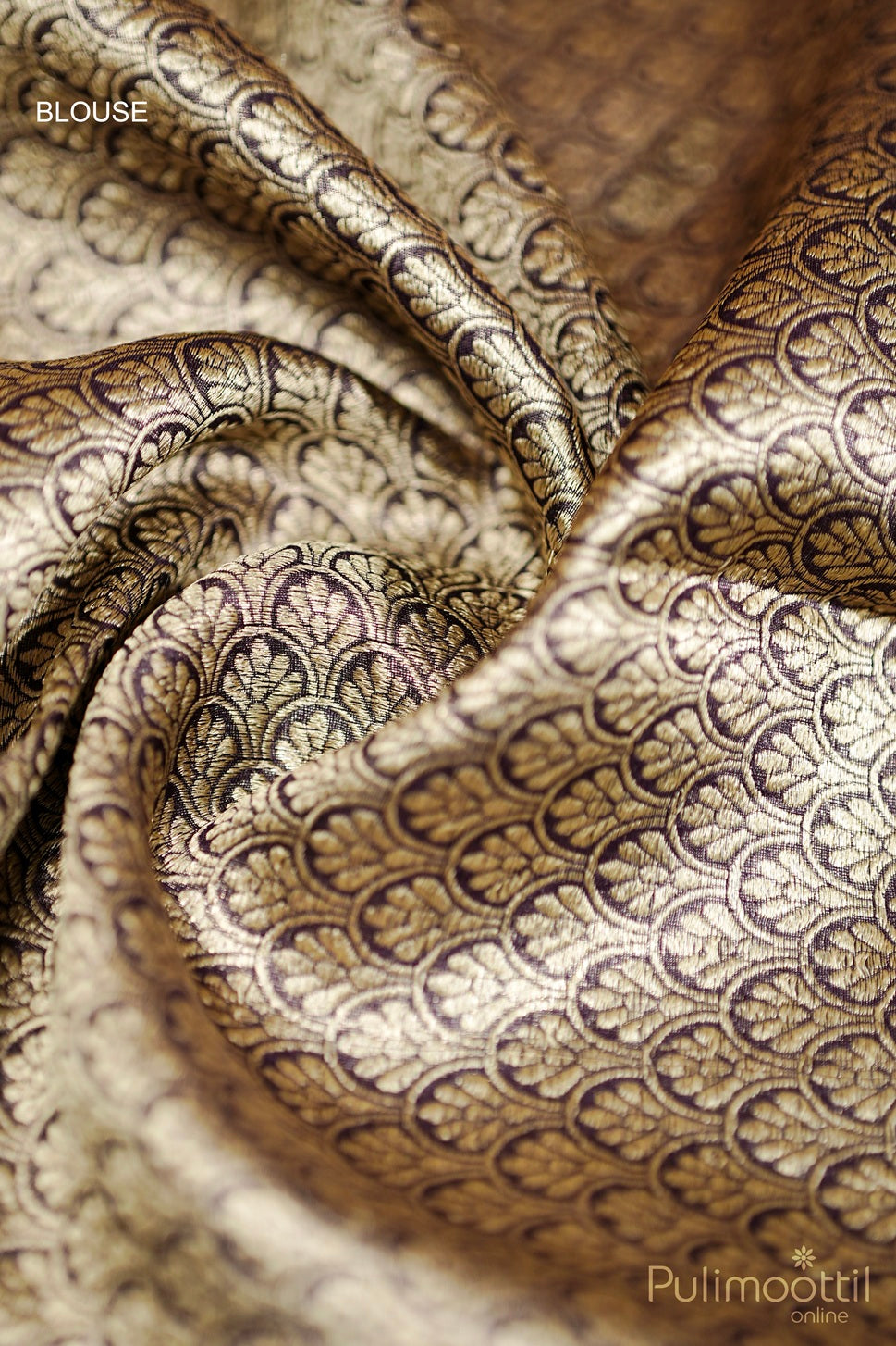 Violet Colour Mango Silk Saree.